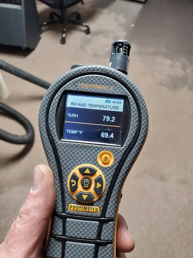 Moisture meter humidity assessment for Fire & Smoke Damage Restoration in Sugarland Run